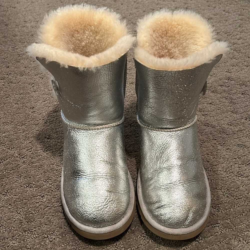 Silver Bailey Button Uggs - image 2